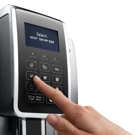 De'Longhi Dinamica ECAM 350.75.S Bean-to-Cup Machine 15-Bar Auto Milk Silver