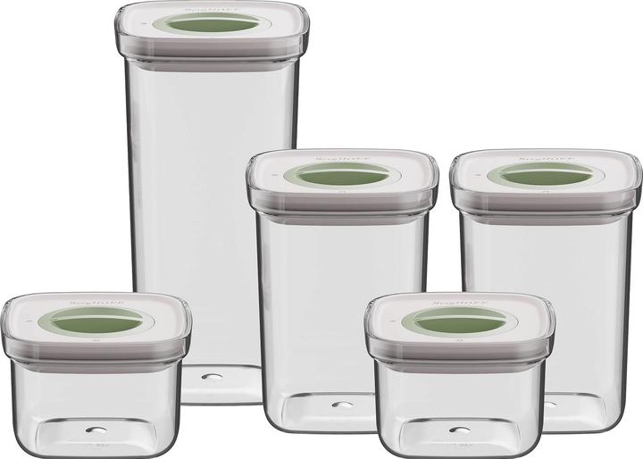 BergHOFF Leo 5-piece square Smart Seal food container set view 2