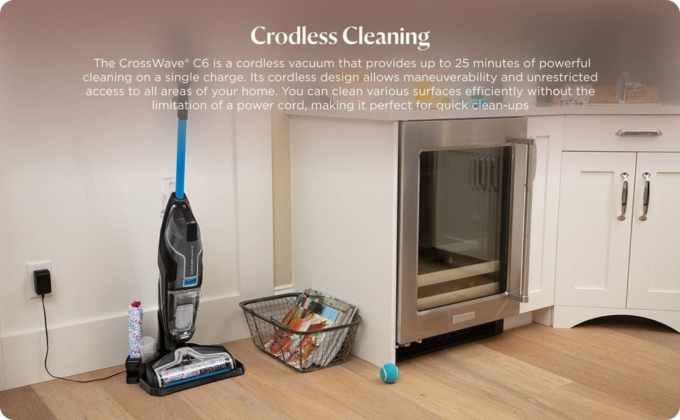 Bissell Crosswave C6 Cordless 3 in 1 Wet&Dry Multi SurFace