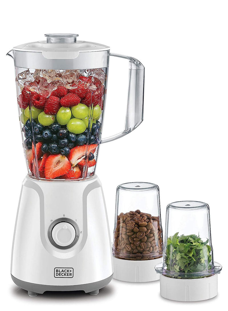 Black & Decker 400W 1.5L Abs Plastic Blender With 2 Speeds