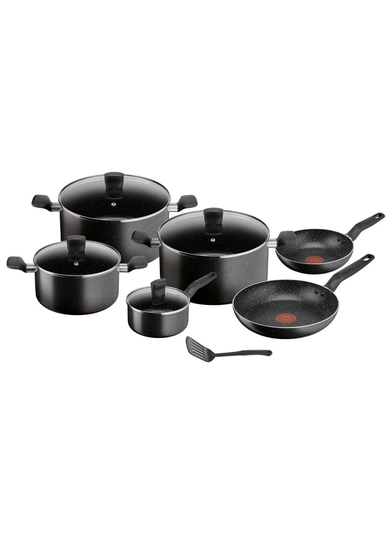 Tefal Cookware Set | Dark Stone 11 pcs Cooking Set | Non-stick