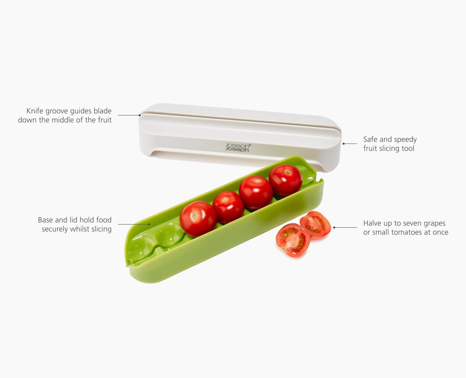 Joseph Joseph Halve It Food Slicing Tool Grape Cherry Tomato Cutter