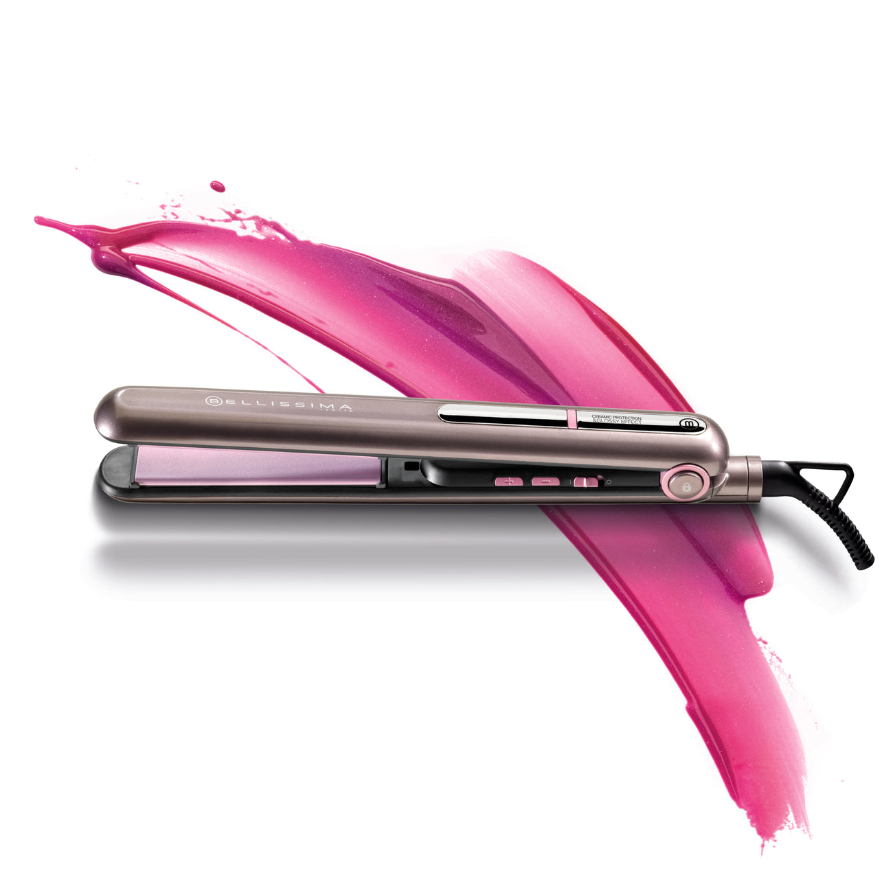 Bellissima 11144X Straightener, Ceramic & Glossy Effect , Led, 230°c