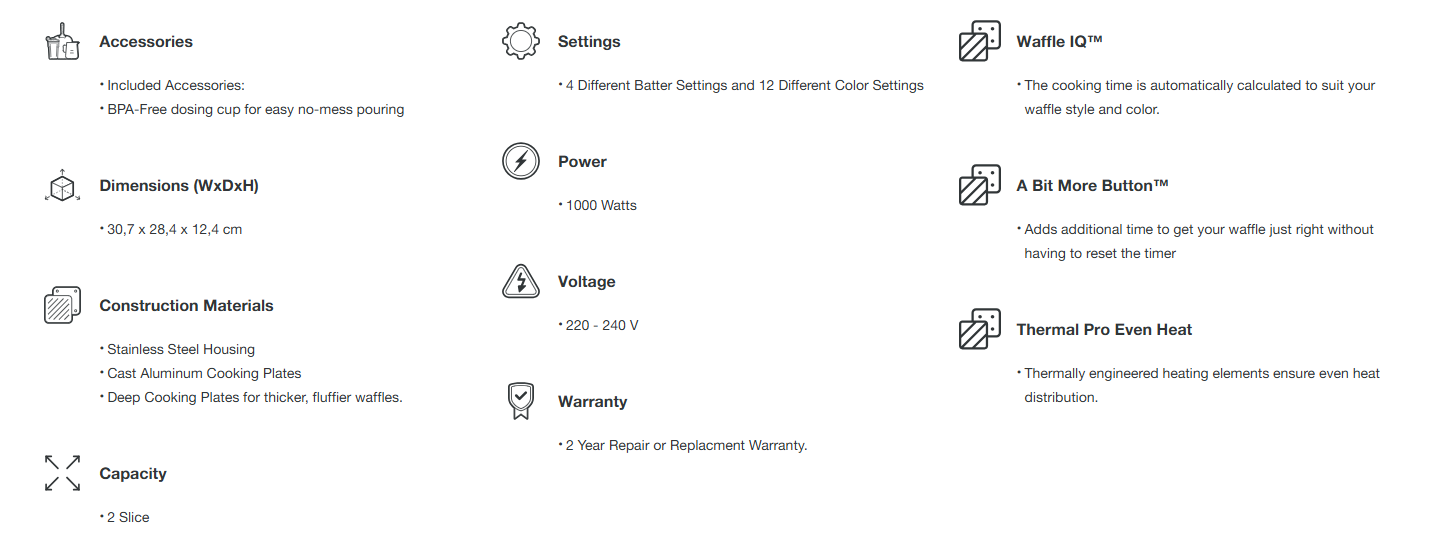 Sage The Smart Waffle Pro