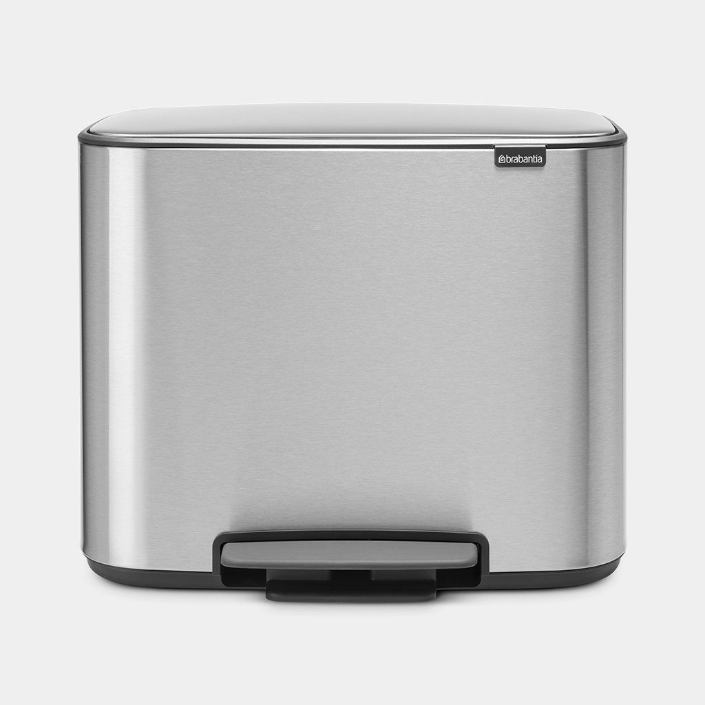 Brabantia Bo Pedal Bin 36L – Matt Steel Fingerprint Proof