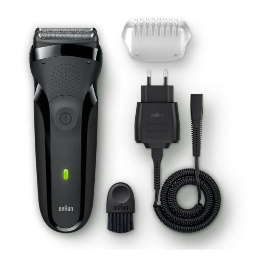 Braun 300S Series 3 Mens Rechargeable Electric Shaver Razor Waterproof