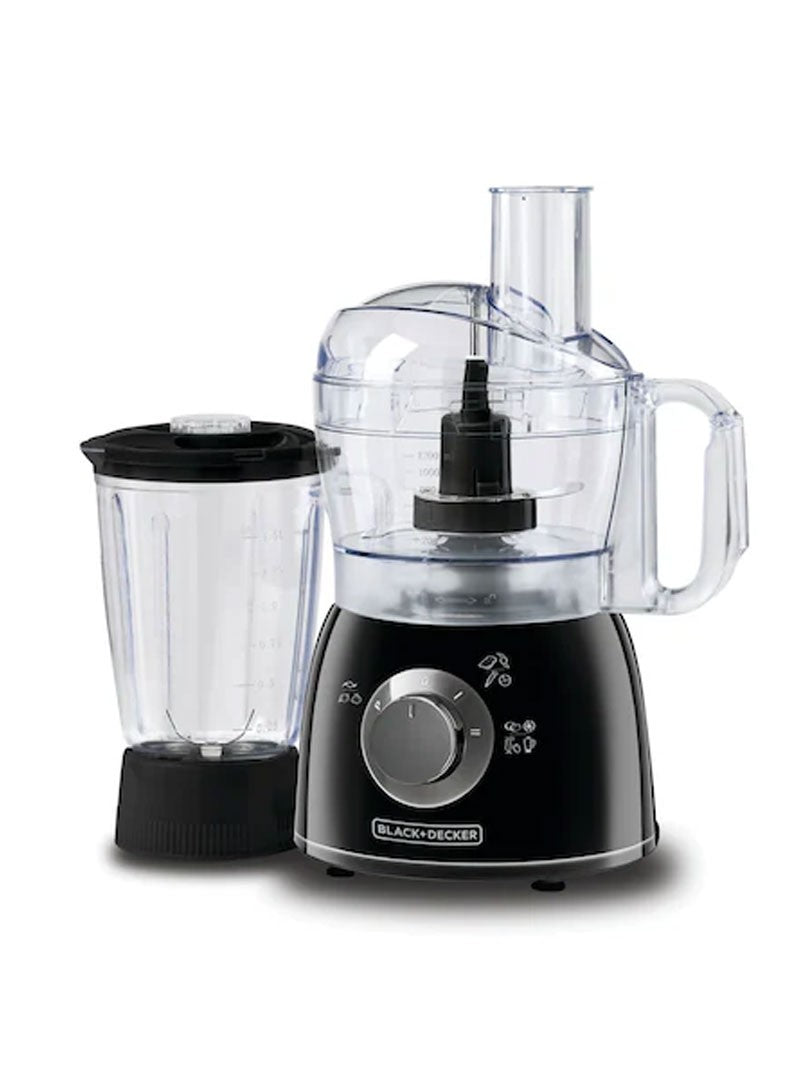 Black & Decker 400W 1.2L Plastic & Stainless Steel Food Processor