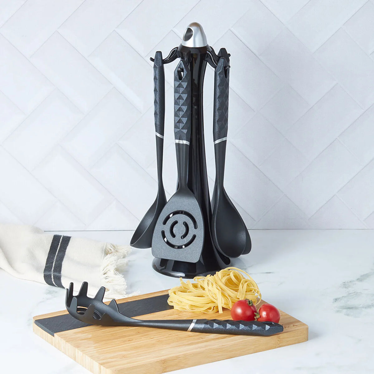 Karaca Diamond Gray 6-Piece Serving Set