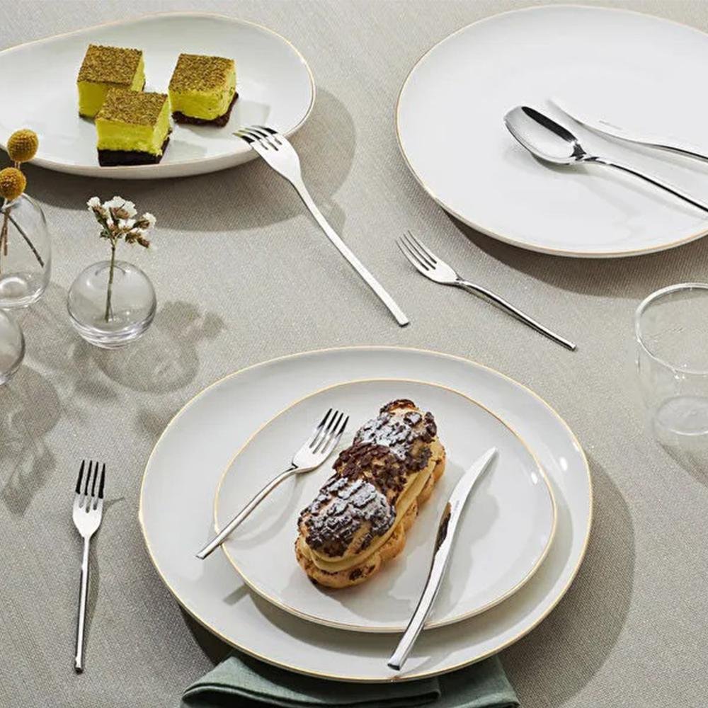 Karaca Dora Platinum 84-Piece Cutlery Set detail