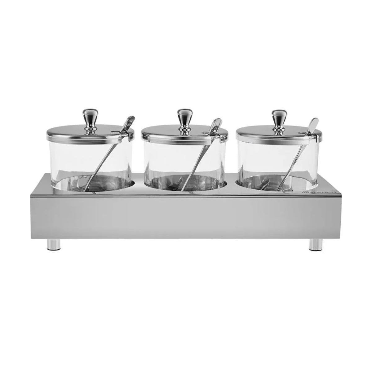 Karaca Pedro Steel 3-Piece Spice Set kitchen
