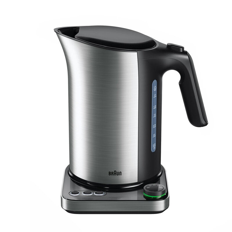 Braun IDCollection Kettle 5 Temp Settings Keep Warm Descale Warning 1.7L Black
