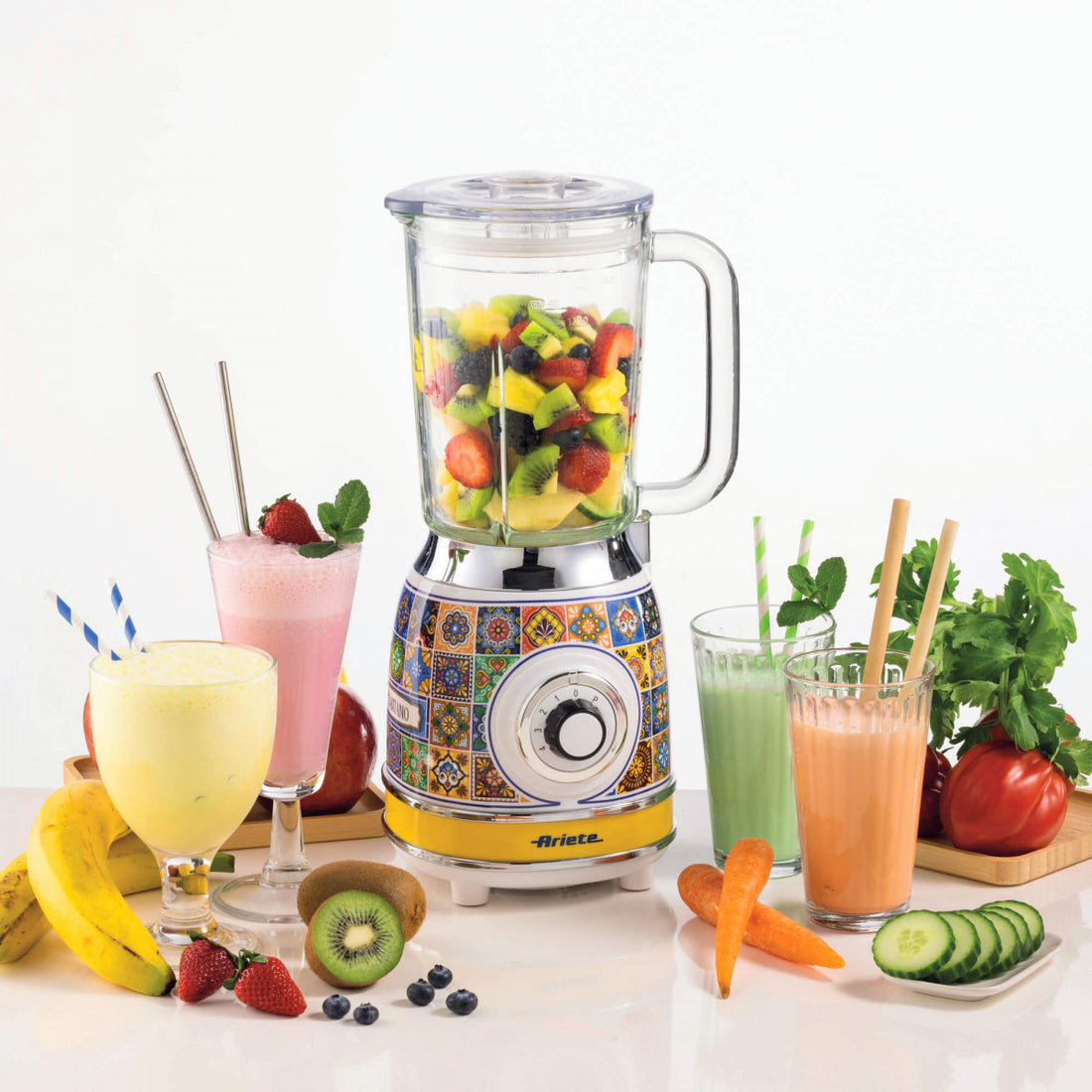 Ariete Positano Blender 1.5L – 1000W, Glass Jar