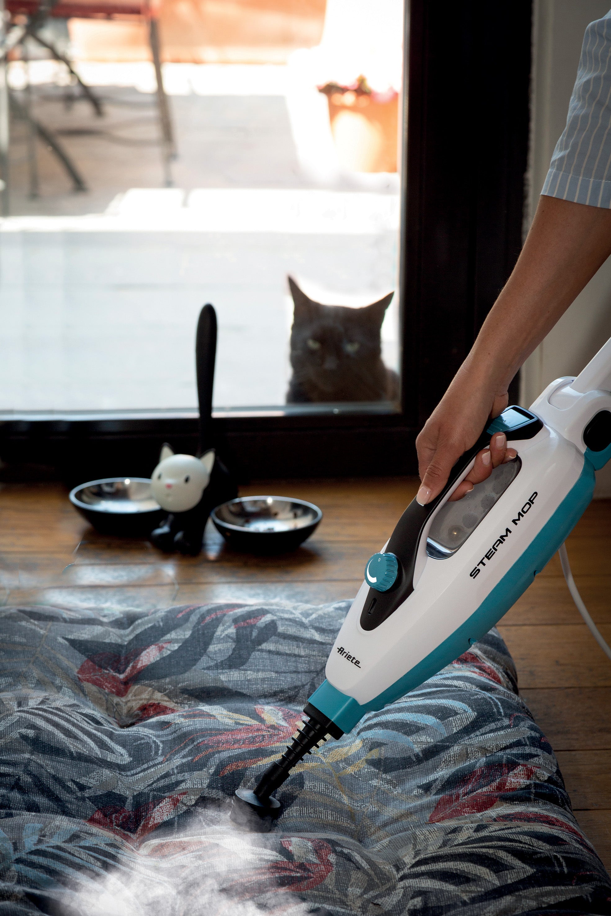 Ariete Foldable Steam Mop Cleaner – 10-in-1, 1500W