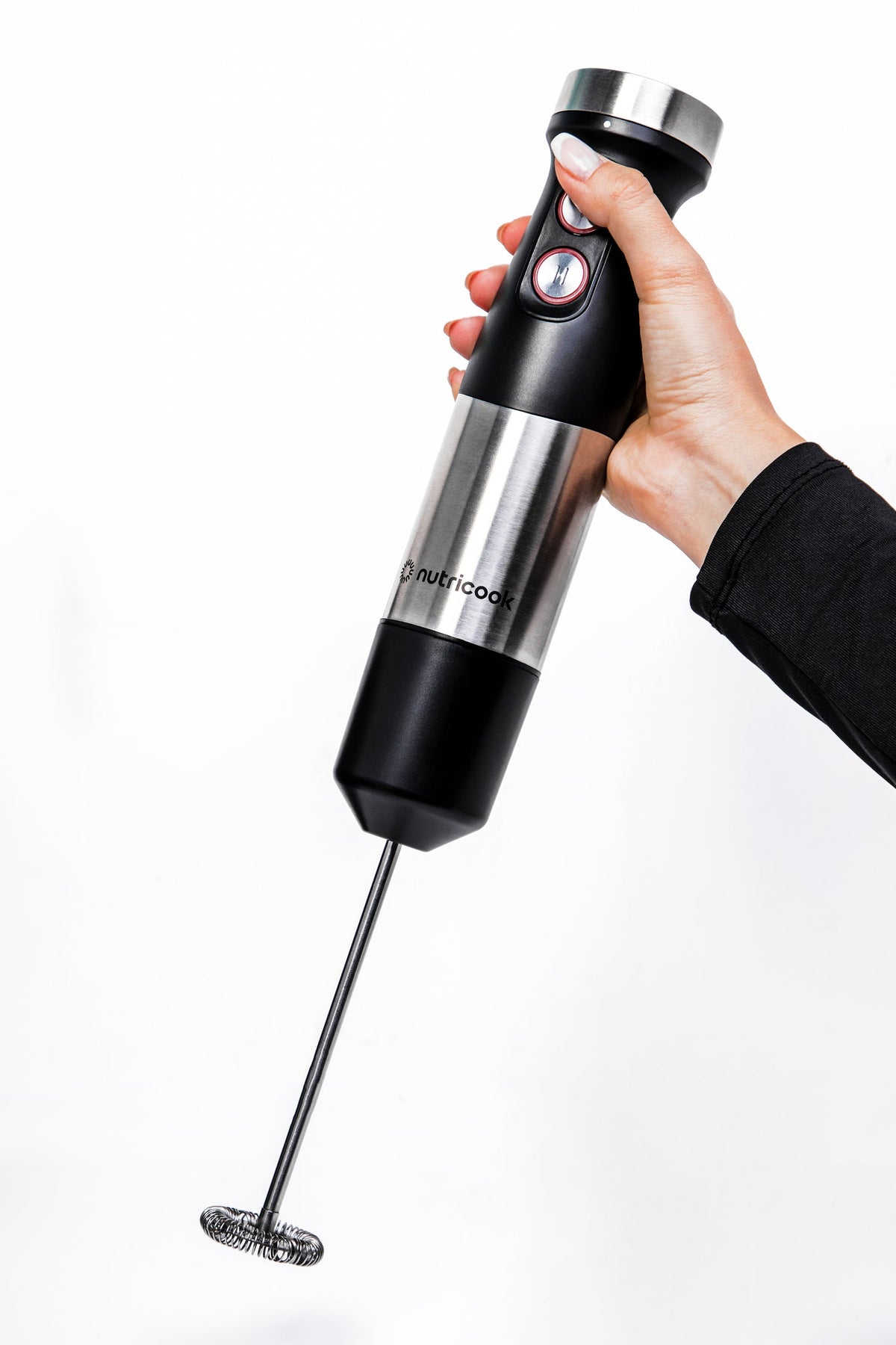 Nutricook Essentials Hand Blender NCK-HB150K 1200W 20 Speed Turbo Mixer Bin