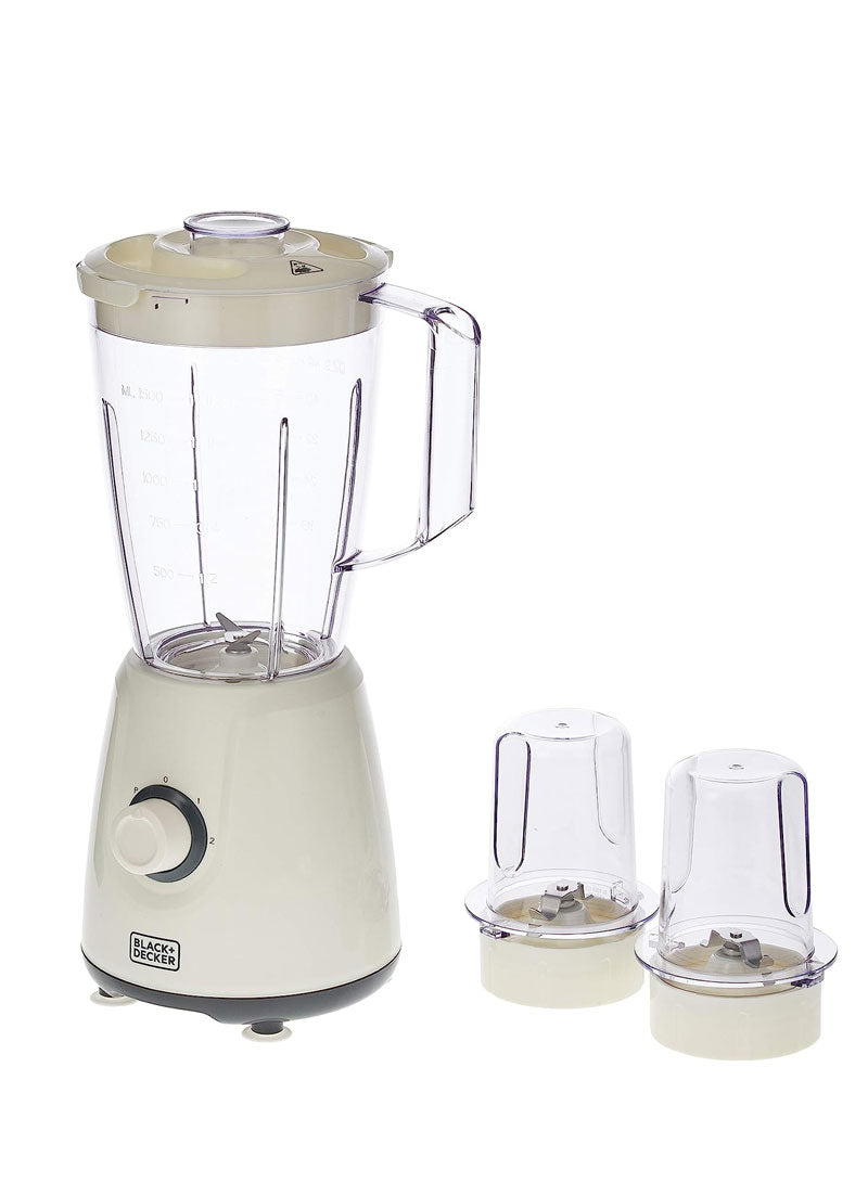 Black & Decker 400W 1.5L Abs Plastic Blender With 2 Speeds