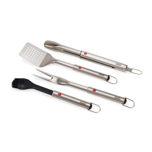 Joseph Joseph GrillOut 4-Piece Stainless Steel BBQ Utensil Set