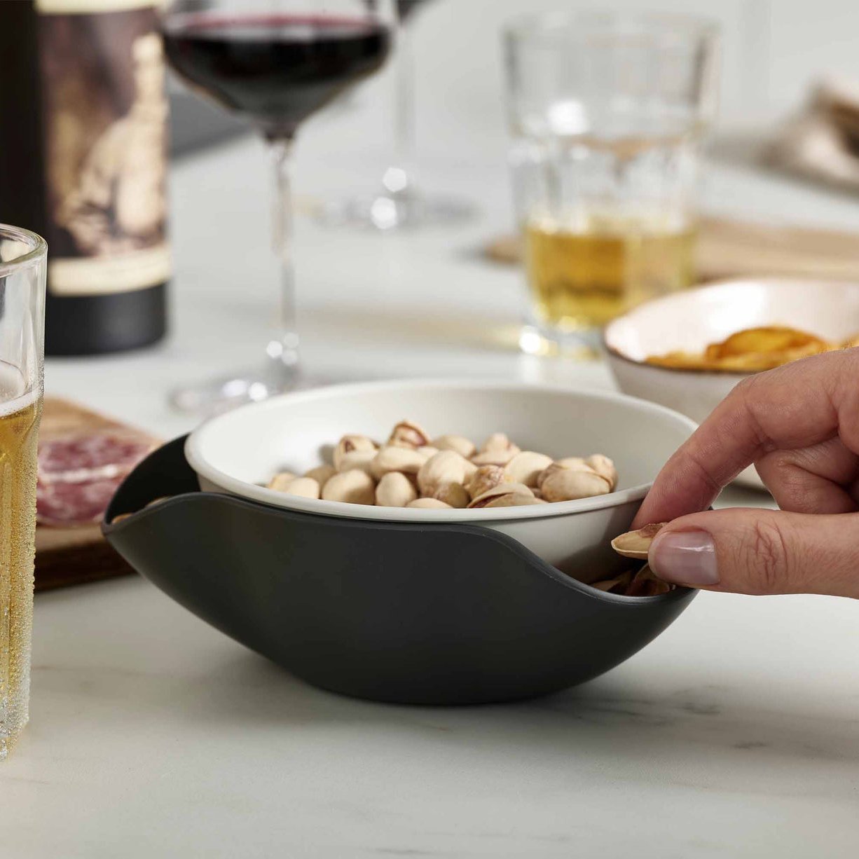 Joseph Joseph Double Dish Grey