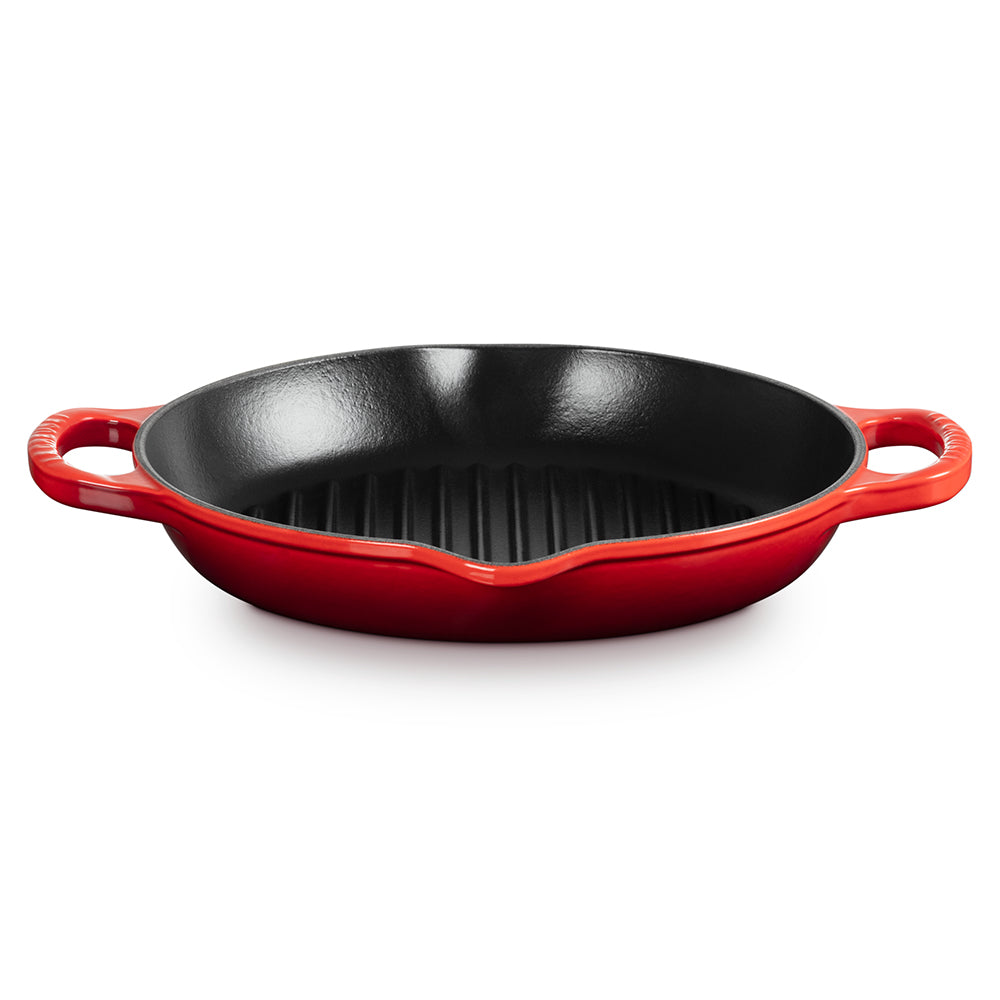 Le Creuset Round Deep Grill Evo 25cm Cherry