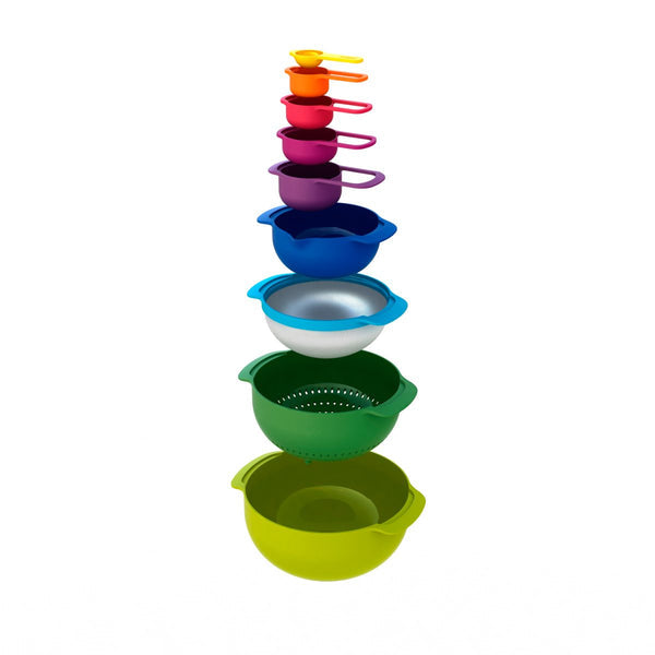 Joseph Joseph Nest 9 Plus 9-Piece Food Preparation Set - Multicolour
