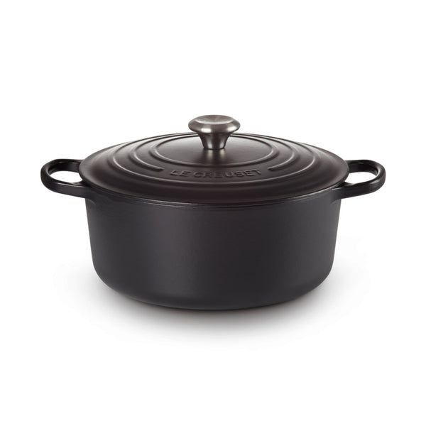 Le Creuset Round French Oven Evo 26cm – Black, Cast Iron