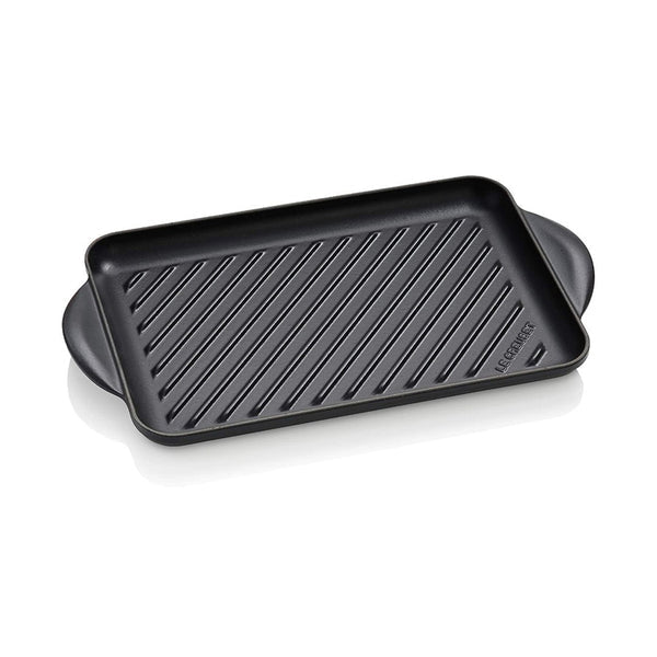 Le Creuset Traditional Rectangular Grill 32x22cm – Satin Black Cast Iron