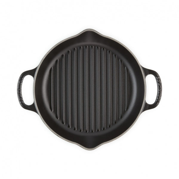 Le Creuset Round Deep Grill Evo 25Cm (Black)