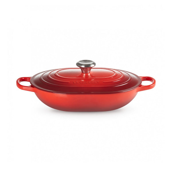 Le Creuset Oblong Evolution Saucepan 31Cm (Cherry)