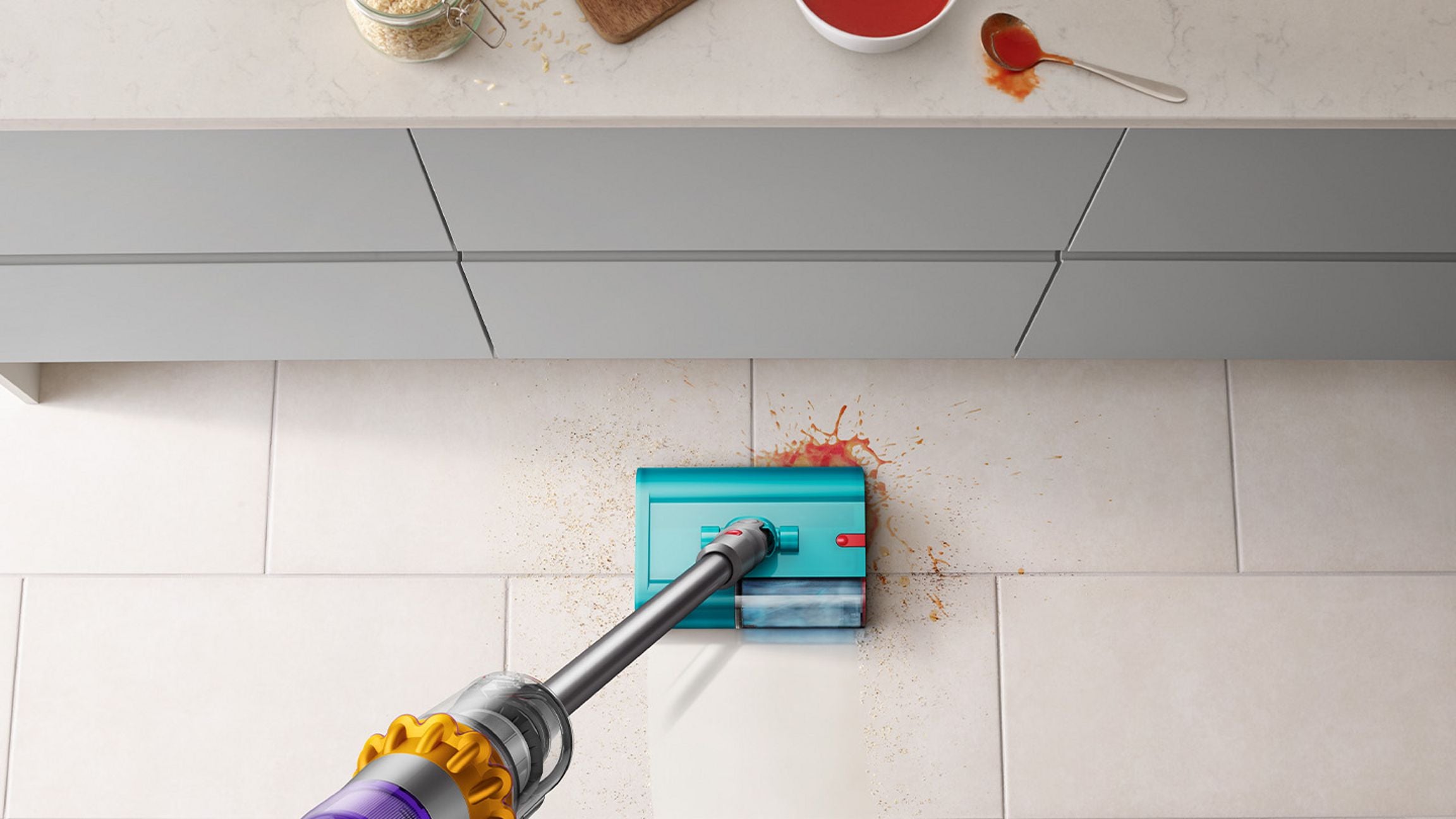 Dyson V15s Detect Submarine Wet & Dry Vacuum Cleaner Yellow/Nickel