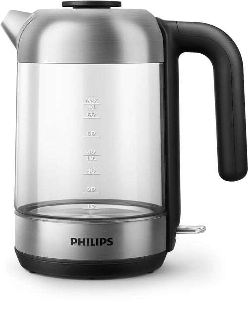 Philips HD9339/81 5000 Series Glass Kettle – 1.7L, 2200W, Blue Light