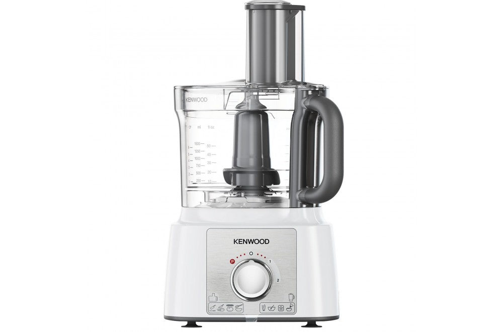 Kenwood Food Processor FDP65.450WH 1000W 3L Bowl 1.5L Blender 9 Attachments
