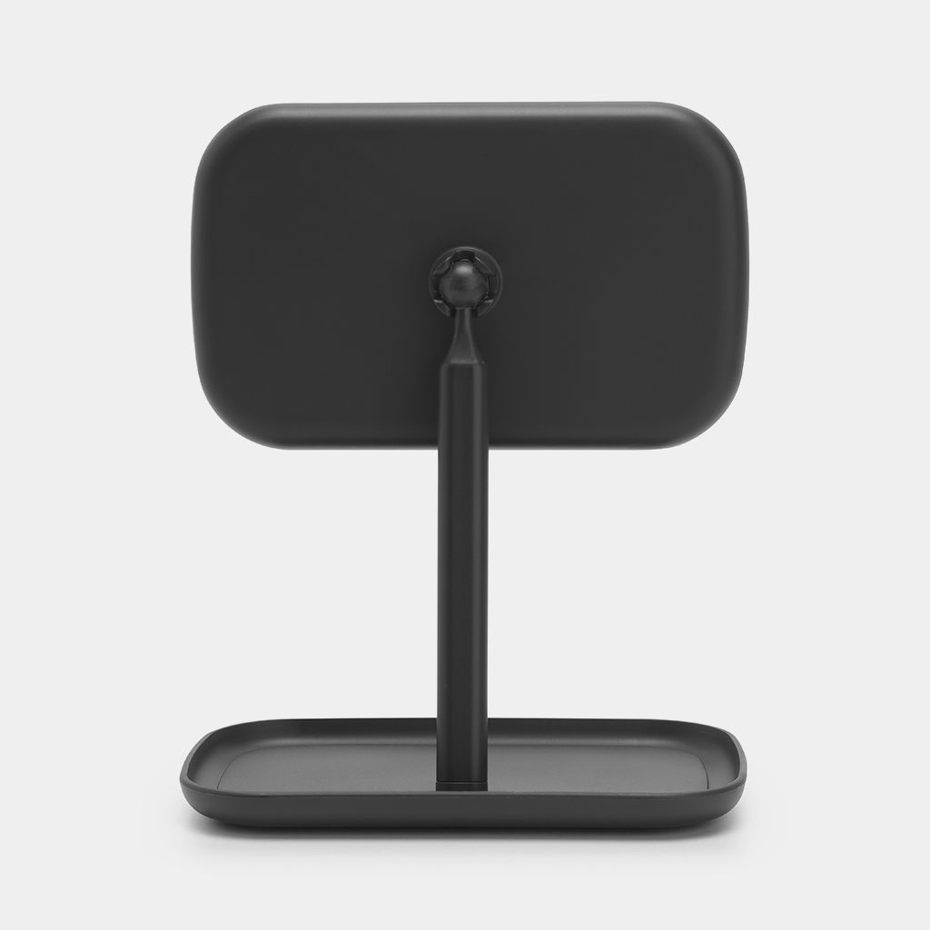 Brabantia ReNew Mirror with Storage Tray – Dark Grey