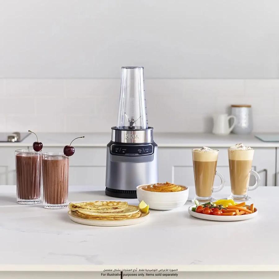 Ninja BN500ME Auto-iQ blender 1000W in silver – view 3