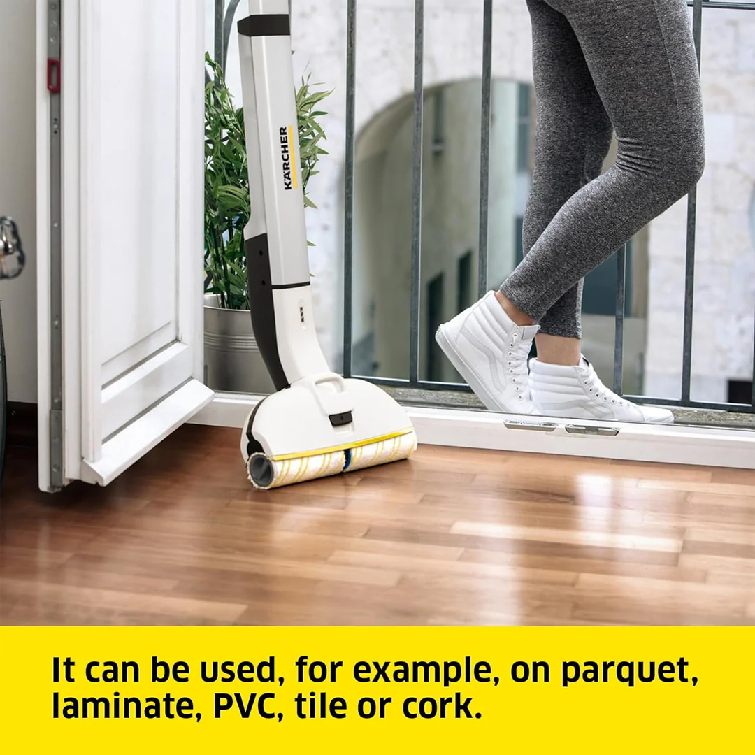 Karcher EWM 2 Electric Wiping Mop – Cordless, 2.5Ah Battery
