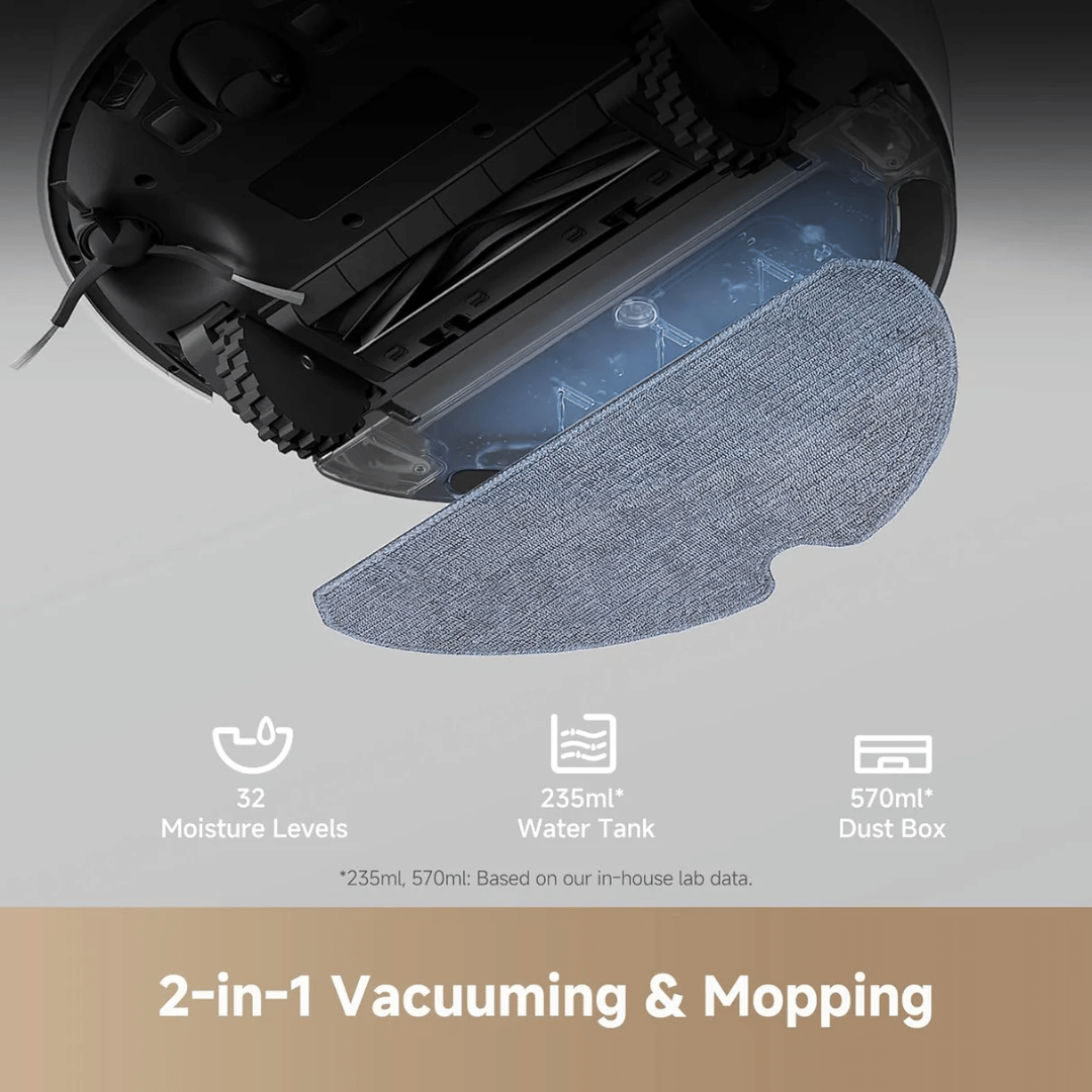 Dreame F10 Robot Vacuum Mop Cleaner 13000Pa Smart LiDAR 300min White Box