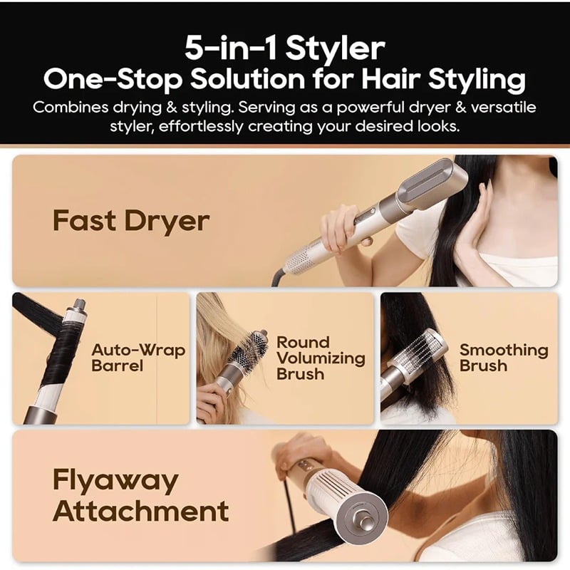 Dreame AirStyle Pro 5-in-1 Hair Styler & Multi-Styler Coanda Airflow