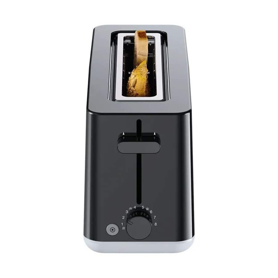 Braun Breakfast Series 1 HT1110 long-slot toaster black view 2