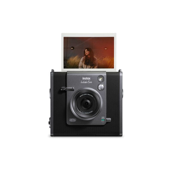 Fujifilm Instax Wide Evo Hybrid Camera Smartphone Printer Ultra Wide Black
