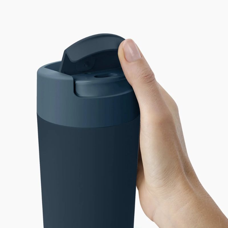 Joseph Joseph Sipp Blue Travel Mug Large With Hygienic Lid 454Ml