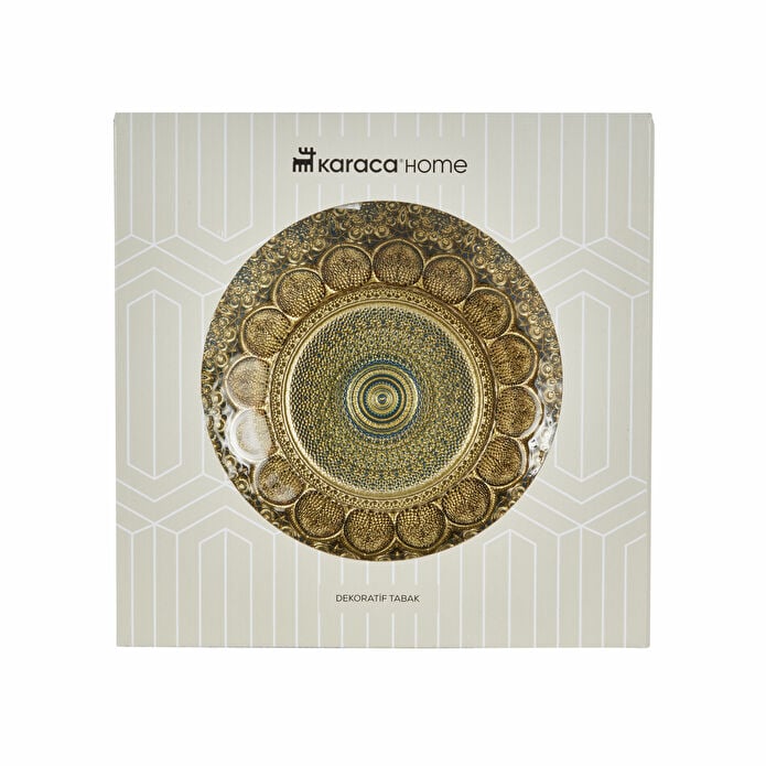 Karaca Home Jamil Decorative Plate 33 cm, 300.22.02.0442