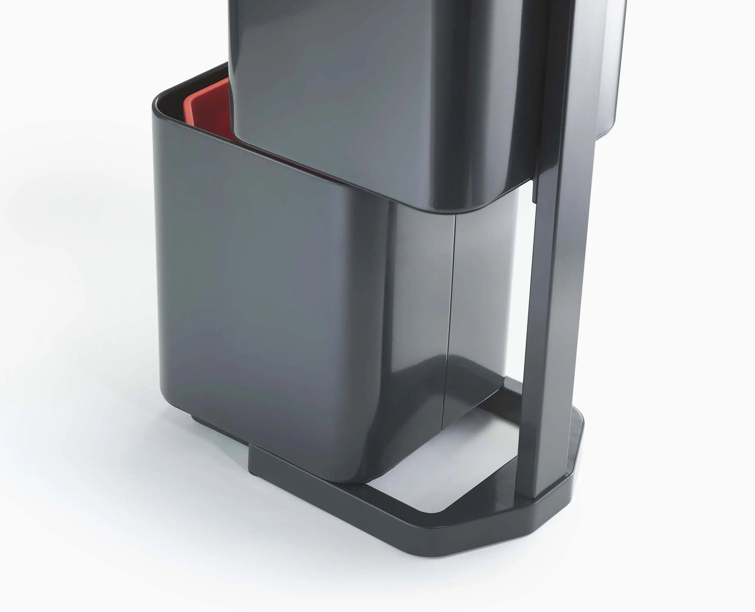 Joseph Joseph Totem Compact 40L Waste Recycling Vertical Trash Bin Graphite
