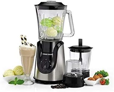 Black & Decker 600W Glass Blender With 2 Mills