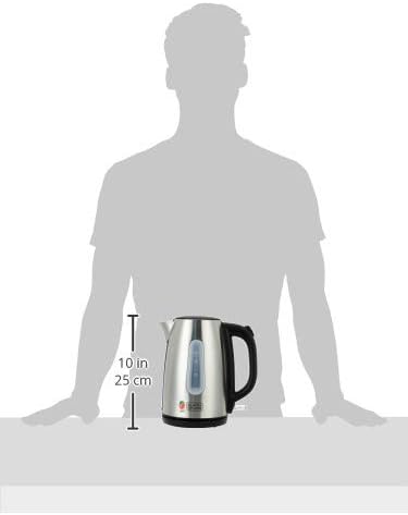 Black & Decker Kettle JC450-B5 1.7L 2200W Stainless Steel Cordless Teapot