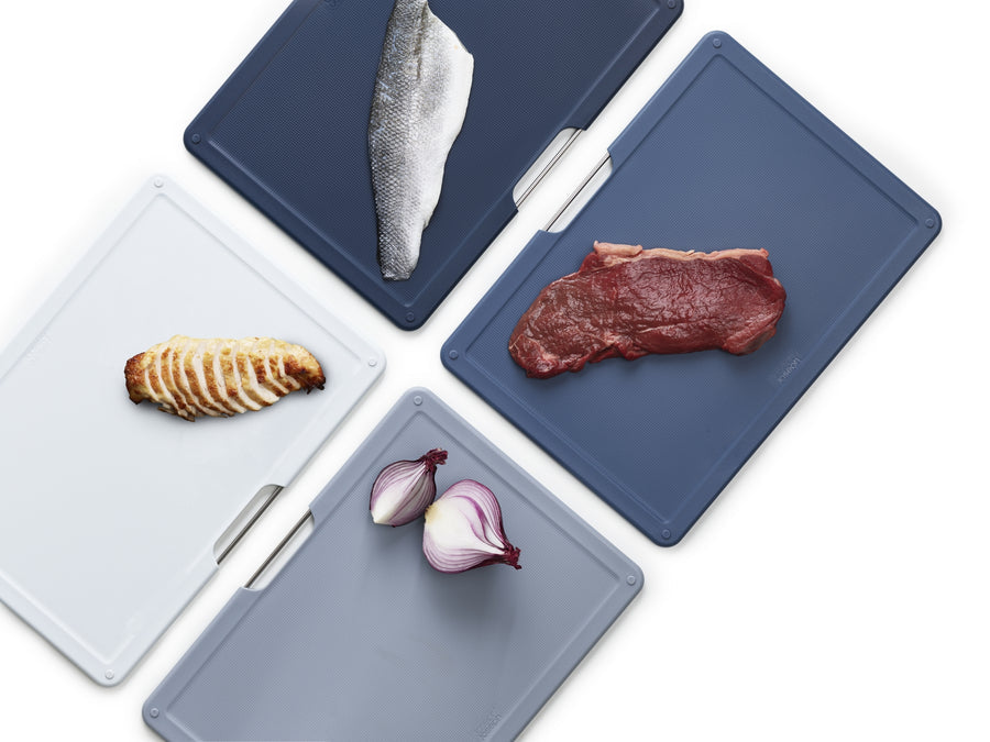 Joseph Joseph Folio 4-Piece Colour Coded Cutting Board Set Graphite
