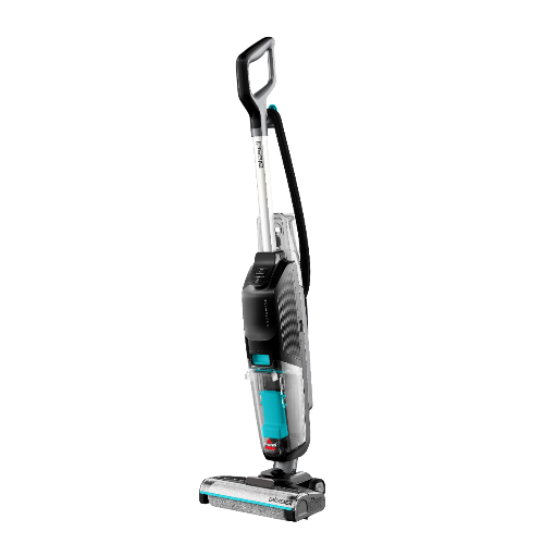 Bissell Crosswave HF2 Wet and Dry Hard Floor Vacuum Cleaner in black color with blue accents.
