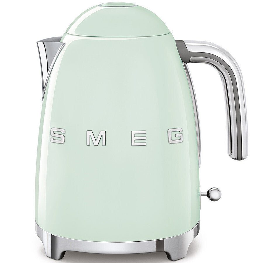 Smeg KLF03 Retro Kettle 1.7L Fast Boil 2400W Soft Opening Lid Pastel Green New