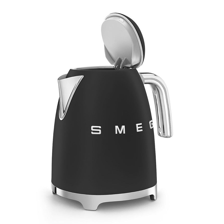 Smeg 50s Retro Style Electric Kettle 1.7L 2400W Matte Black KLF03BLMEU