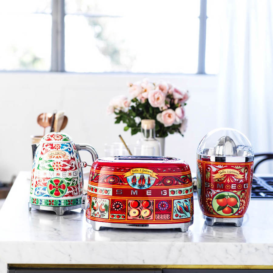 Smeg Dolce & Gabbana Kettle Sicily Is My Love 1.7L Retro 2400W KLF03DGEU