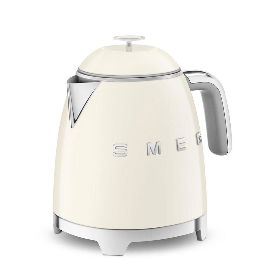 Smeg Mini Kettle Cream 0.8L 1400W Compact 50's Style Retro Design KLF05CREU