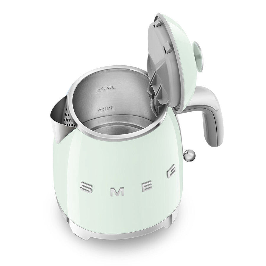 Smeg Mini Kettle Pastel Green 0.8L 1400W Compact 50s Retro Design KLF05PGEU