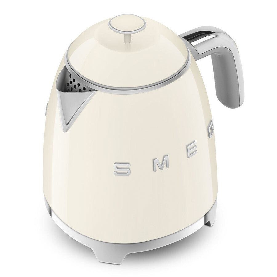 Smeg Mini Kettle Cream 0.8L 1400W Compact 50's Style Retro Design KLF05CREU